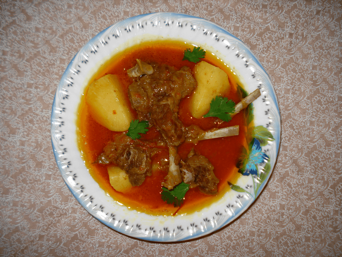 Aloo Gosht Calories: Per Bowl, Per 100g & What Makes It Vary — CalsFlow guide cover