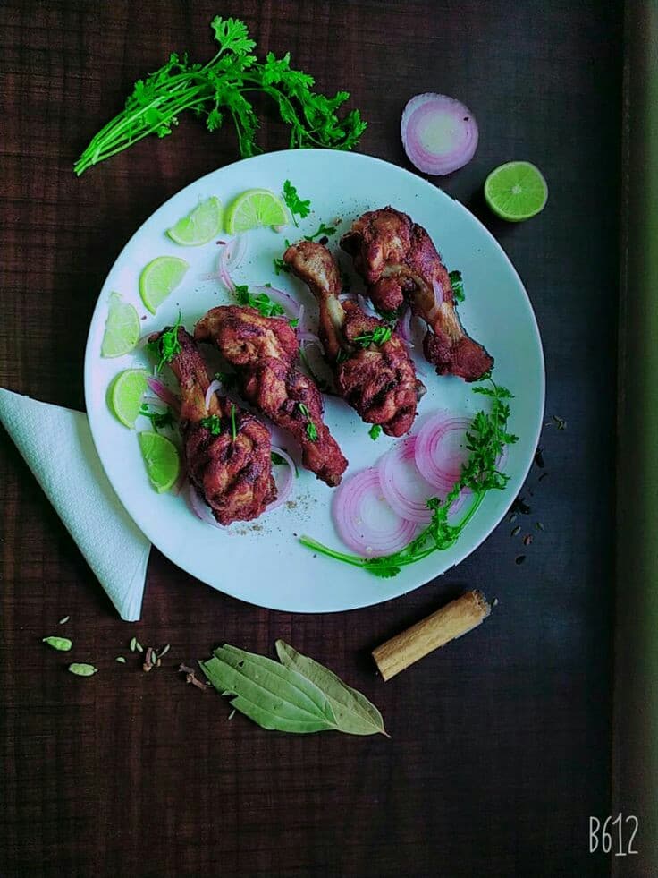 Chicken Chargha Calories: Per Piece, 100g and the Cost of Frying — CalsFlow guide cover